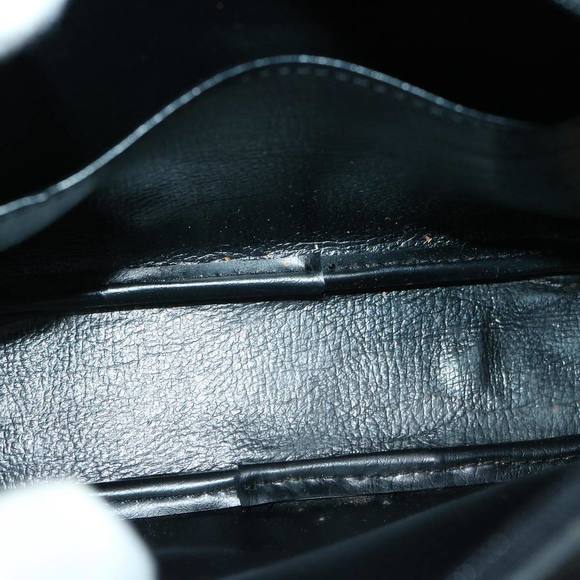 BURBERRY Nova Check Shoulder Bag Canvas Beige Black Auth 66162 - Picture 10 of 16